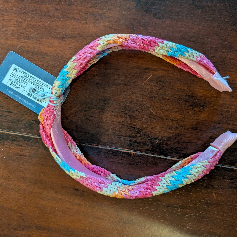 🦋 New Universal Thread Colorful Woven Kids Headband